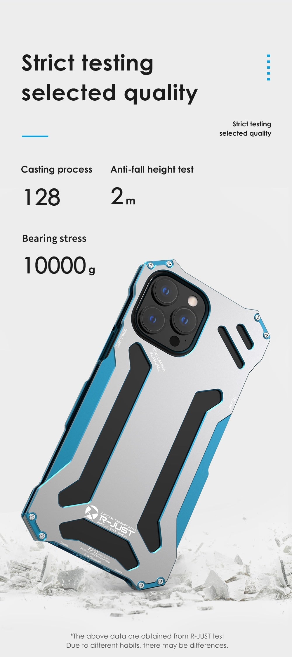 R-Just Alloy Metal Half-Wrapped Case for iPhone - Premium Mobile Phone Cases from R-Just - Just $32! Shop now at Dressmycell.com R-Just Alloy Metal Half-Wrapped Case for iPhone - Premium Mobile Phone Cases from R-Just - Just $32! Shop now at Dressmycell.com